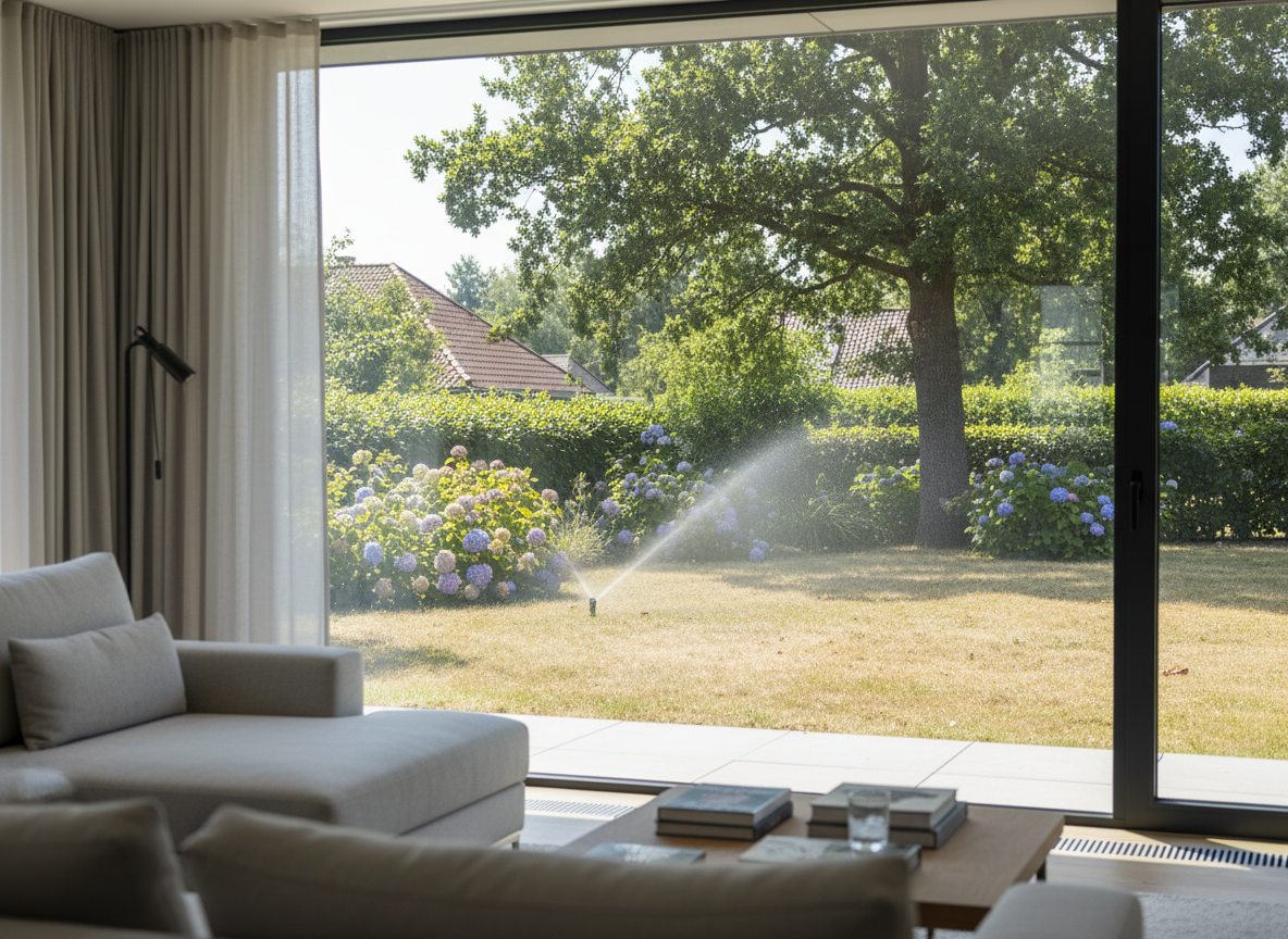 Airconditioning installatie bij moderne woning in Vlaanderen